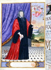 Nicolas Fouquet (1615-80) miniatyrillustrasjon fra 