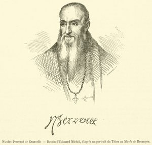 Nicolas Perrenot de Granvelle (gravering) av French School