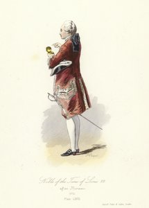 Adelsmann fra Louis XVI av Frankrikes tid av French School