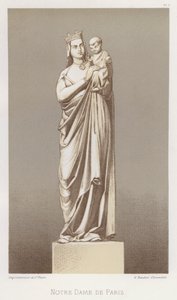 Notre Dame de Paris (farge litho) av French School