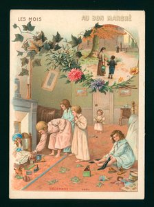 November og desember (kromolito) av French School