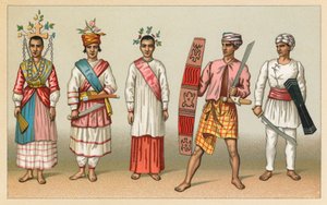Oceania kostyme av French School