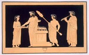 Ofringer ved et alter, utgitt 1808-10 av French School