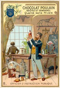 Offiser for Instruction Publique (chromolitho) av French School