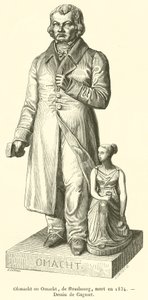 Ohmacht eller Omacht, fra Strasbourg, døde i 1834 (gravering) av French School