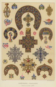 Sølvsmed-smykker (1500- og 1600-tallet) (chromolitho) av French School