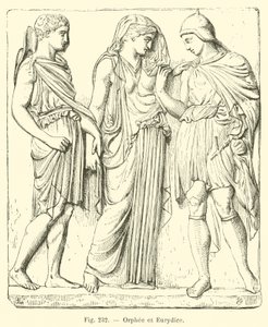 Orphee et Eurydice (gravering) av French School