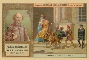 Othello, Chocolat Poulain Orange handelskort