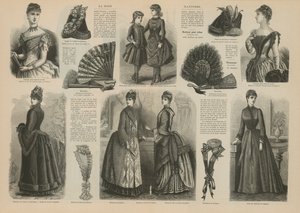 Side fra La Mode Illustree av French School