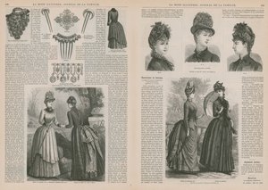 Side fra La Mode Illustree av French School