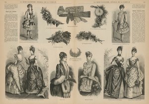 Side fra La Mode Illustree av French School