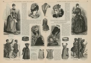 Side fra La Mode Illustree av French School