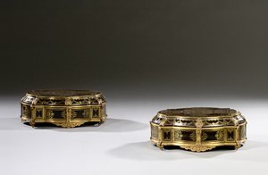 Et par Louis XIV kister, ca. 1700-15 av French School