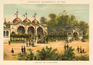 Hygienepalasset, universell utstilling 1889, Paris av French School