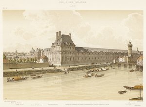 Tuileries-palasset, 1640 av French School