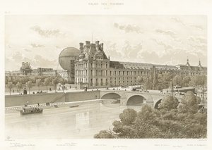 Tuileries-palasset, 1879 av French School