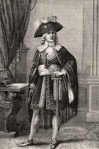 Paul Francois Jean Nicolas Comte de Barras (1755-1829), fra "History of the French Revolution" av Louis Blanc av French School