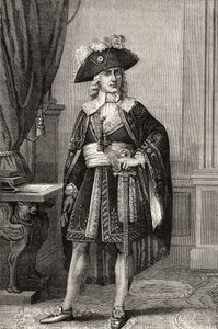 Paul Francois Nicolas, Vicomte de Barras, fra 'Histoire de la Revolution Francaise' av Louis Blanc (1811-82) av French School