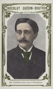 Paul Hervieu, French Academy (farget bilde) av French School