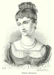 Pauline Bonaparte (gravering) av French School