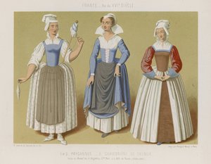 Bonde og kammerpikene i Saumur av French School