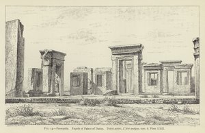 Persepolis, Fasaden til Darius-palasset av French School