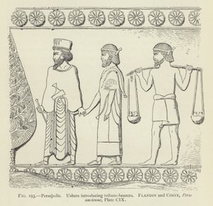 Persepolis, Ushers introduserer hyllestbærere av French School