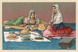 Persia kostyme av French School