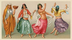 Persia kostyme av French School