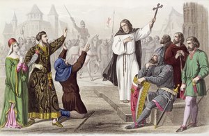 Eremitten Peter (1050-1115) forkynte under det første korstoget i 1095 av French School