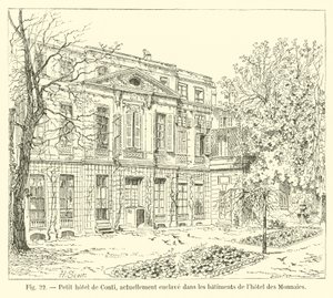 Lite hotell i Conti, for tiden enklaveret i bygningene til Hotel des Monnaies av French School