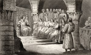 Philippe V (1293-1322) den høye og generalstatene avviser pretensjonene til Jeanne II, fra 