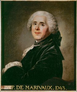 Pierre Carlet de Marivaux, fransk dramatiker og romanforfatter ... av French School