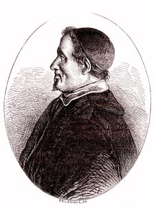 Pierre Gassendi, fransk matematiker, astronom, filosof, teolog. 1865 (gravering) av French School