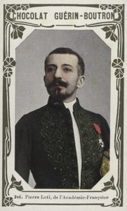 Pierre Loti, fra Academie-Francaise (farget bilde) av French School