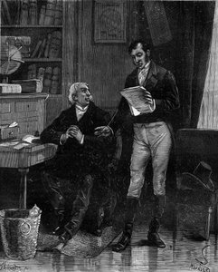 Pierre Simon de Laplace (1749-1827), fransk astronom, matematiker og fysiker, formidlet sitt eget arbeid med Eulers problemer til Jean-Baptiste Biot. i "Histoire populaire des sciences, oppfinnelser og funn fra de første århundrer til nåtid av French School