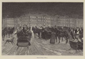 Vinterpalassplassen (gravering) av French School