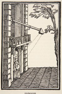 Polemoscope, kopi av Boris Mestchersky (d.1957) illustrasjon fra Histoire de la Nation Francaise, Sciences, Volumes I & II, av Gabriel Hanotaux (1853-1944), 1924 av French School