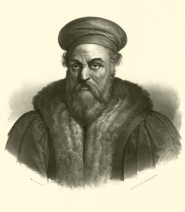 Polidoro da Caravaggio, portrett (gravering) av French School