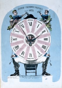 Politisk kalender for 1872 av French School