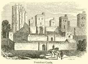 Pontefract Castle (gravering) av French School