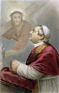 Pave Pius IX (1792-1878) ca. 1870 av French School
