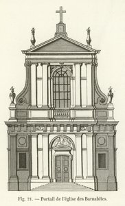 Barnabite kirkeportal av French School