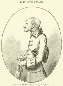 Portrett av John Elwes (gravering) av French School