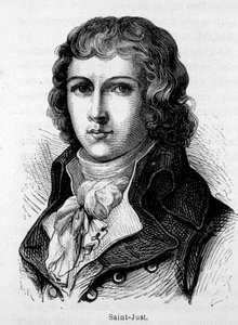 Portrait de Saint Just (Saint-Just av French School