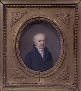 Portrett av Abraham-Louis Breguet (1747-1823) tidlig på 1800-tallet (panel) av French School