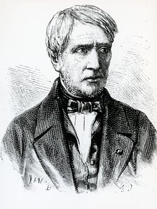 Portrett av Antoine Cesar Becquerel (1788-1878), fransk fysiker, Frankrike av French School
