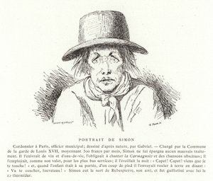 Portrett av Antoine Simon av French School