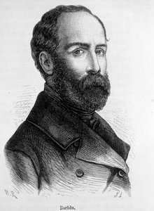 Portrett av Armand Barbes, fransk revolusjonær (1809-1870). av French School
