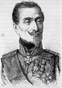 Portrett av Armand Jacques Leroy de Saint-Arnaud (Saint Arnaud av French School